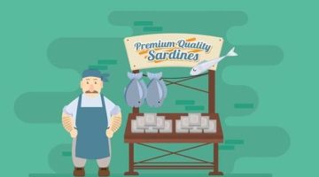 Bí quyết của ông lão bán cá